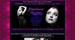 Desktop Screenshot of hypnodommesessions.com